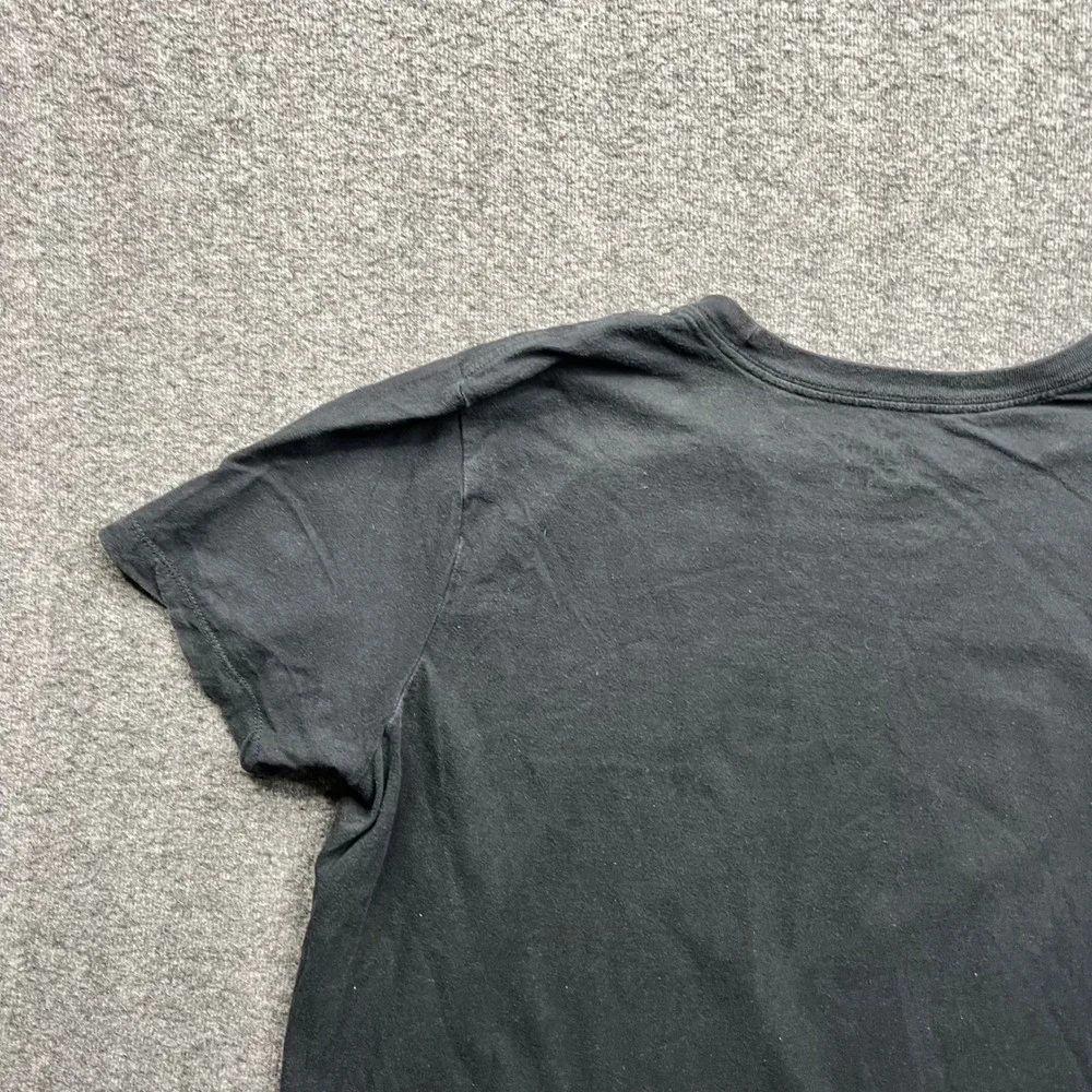 Nike Graphic T-Shirt Mens Large Black Short‎ Sleeve Big Logo Cotton Tee